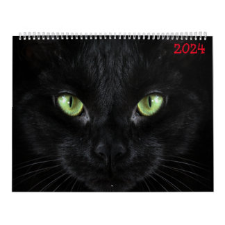 Calendário gatos pretos