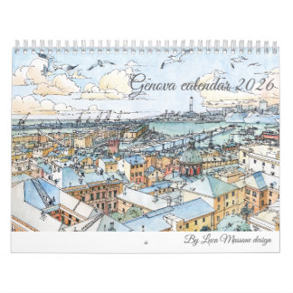 Calendário Genova Calendar 2026