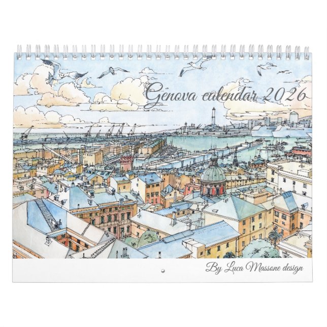 Calendário Genova Calendar 2026 (Capa)