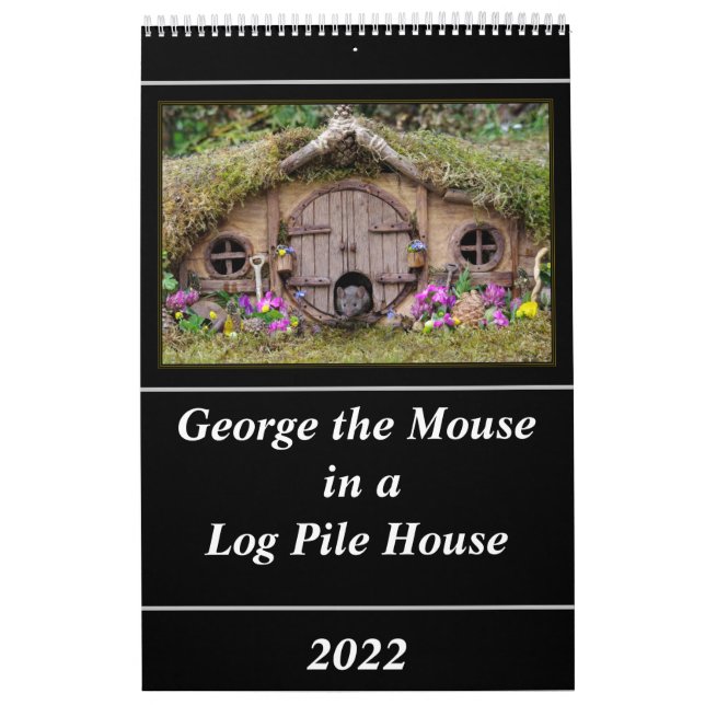 Calendário George the mouse in a log pile House  calendar (Capa)