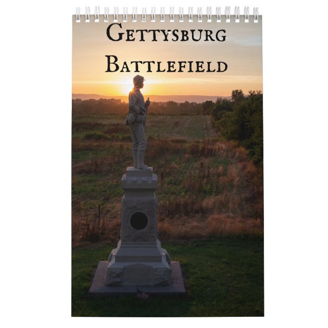 Calendário Gettysburg Battlefield (Capa)