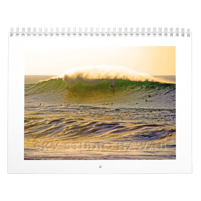 Calendário gigante do surf de Havaí (Capa)