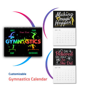 Calendário Ginástica Motivacional Feminina 2022