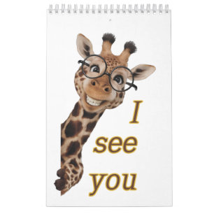 Calendário Girafa.Text.Vejo você