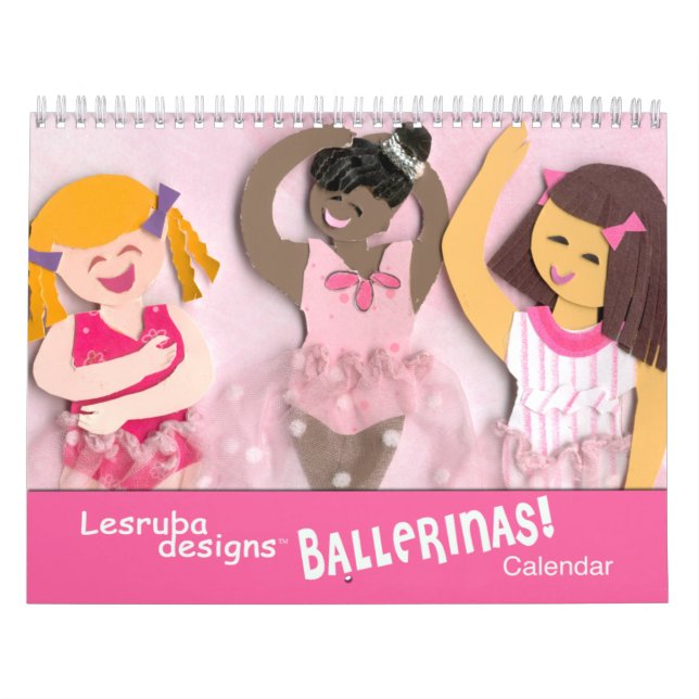 Calendário Girls Ballerina Balé (Capa)