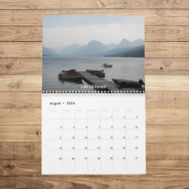 Calendário Glaciar National Park Fotografia