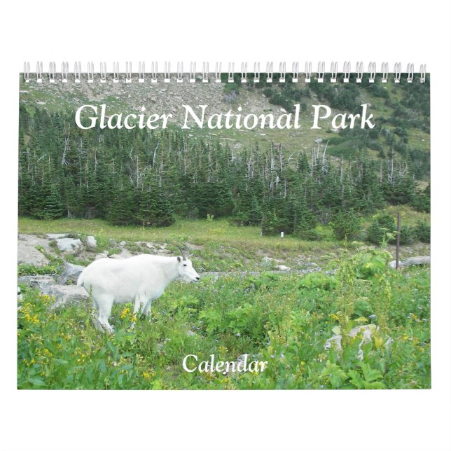 Calendário Glaciar National Park Fotografia (Capa)