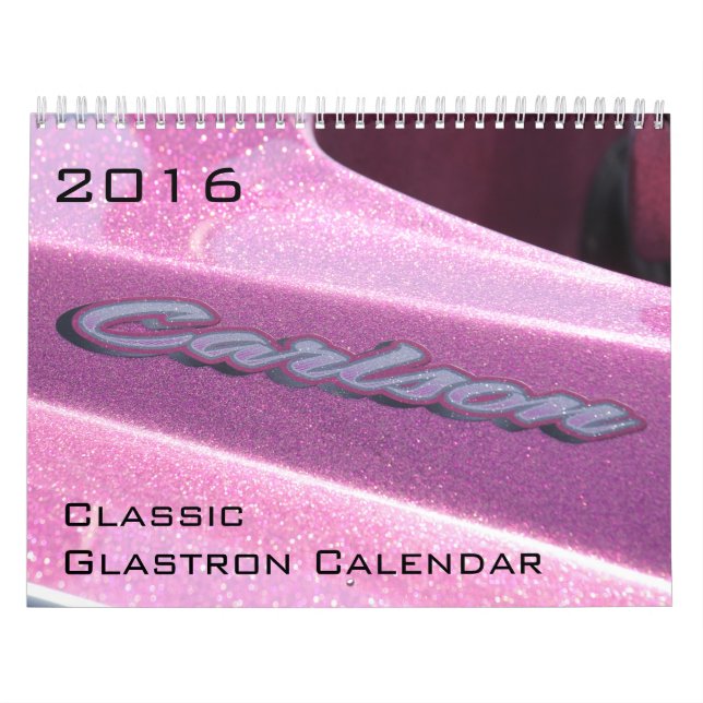 Calendário Glastron Clássico 2016 (Capa)