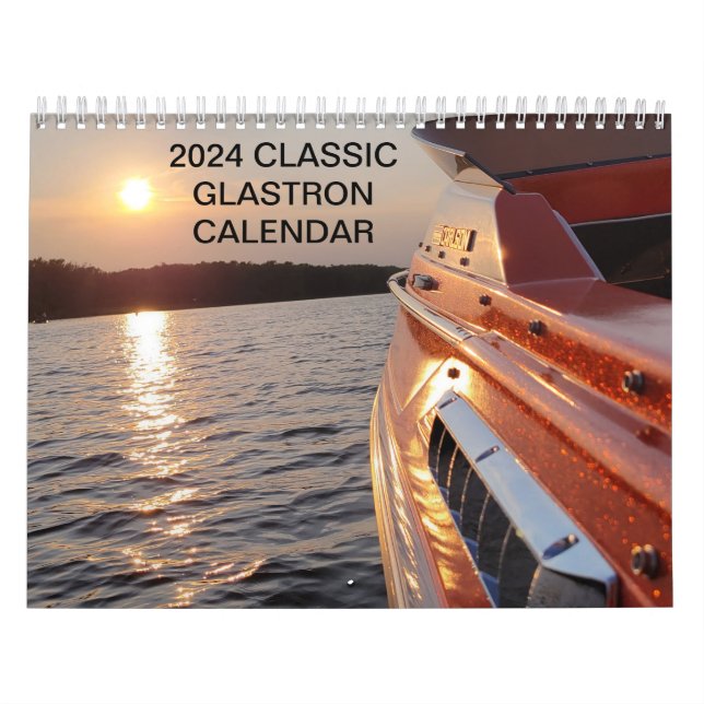 Calendário Glastron Clássico 2024 (Capa)