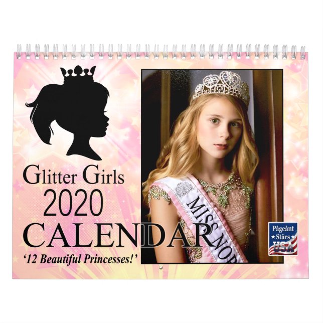Calendário Glitter Girls 2020, Pageant Princess (Capa)