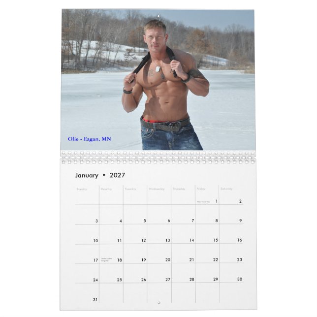 Calendário global do pão de 2014 caras (Jan 2027)