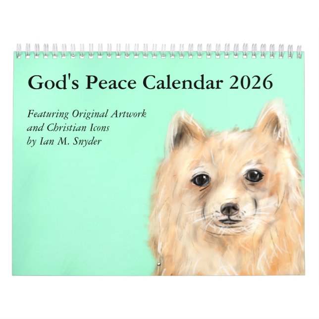 Calendário God Peace Orthodox Calendar 2026 (Capa)