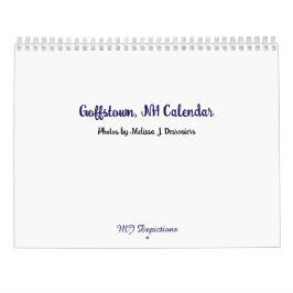 Calendário Goffstown NH Calendar