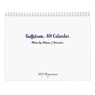 Calendário Goffstown NH Calendar