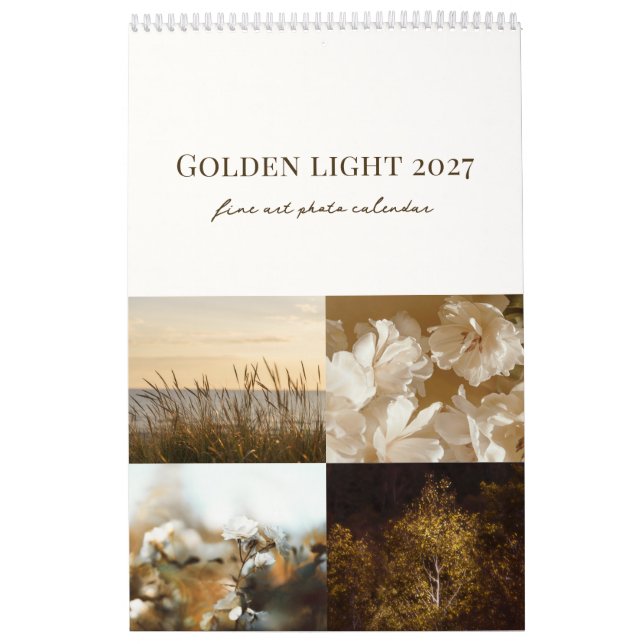Calendário Golden Light 2026 (médio) (Capa)