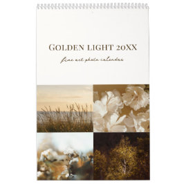 Calendário Golden Light 2026 (médio)