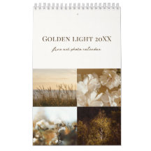 Calendário Golden Light 2026 (pequeno)