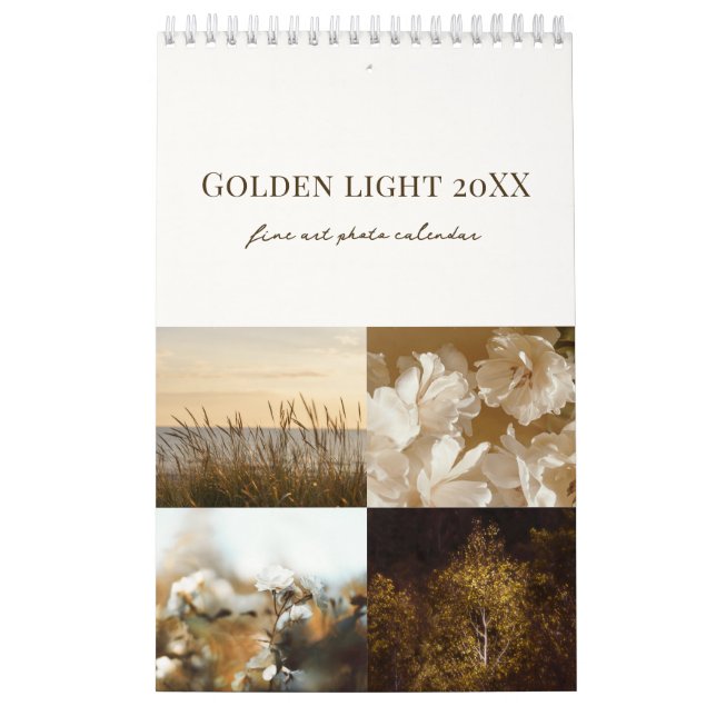 Calendário Golden Light 2026 (pequeno) (Capa)