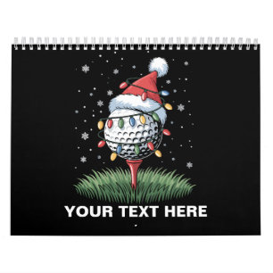 Calendário Gorro de Papai Noel de árvore de Natal de bola de 