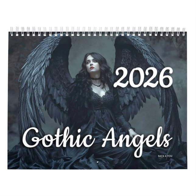 Calendário Gothic Angels Calendar (Capa)