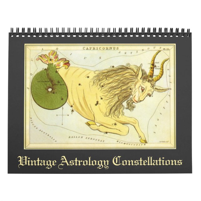 Calendário Gráficos de Estrelas de Constelações de Astrologia (Capa)