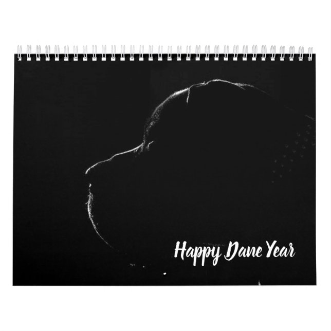 Calendário Gráficos do Grande Dinamarquês (Capa)