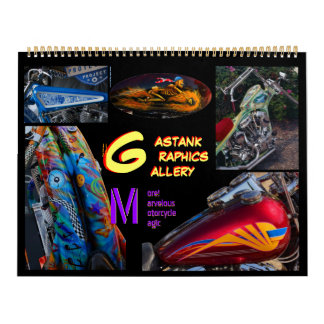 Calendário Gráficos Gastank Pintura de motocicleta Enorme