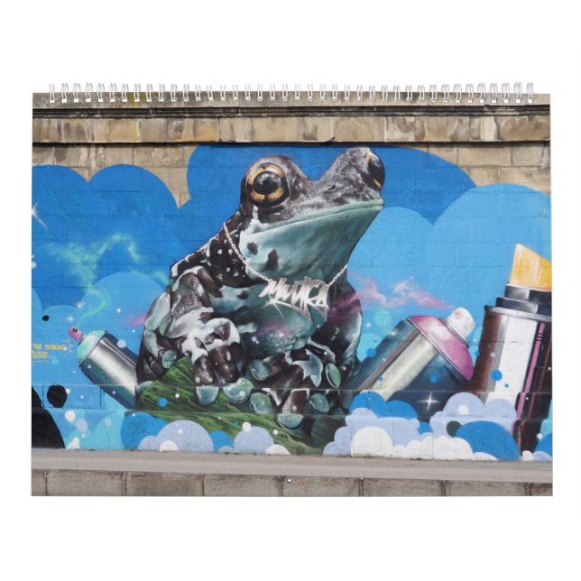 Calendário Grafite de criaturas estranhas 2024 (Capa)