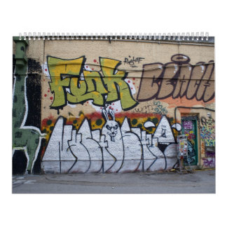 Calendário Grafite Em Donaukanal Viena Áustria 2023