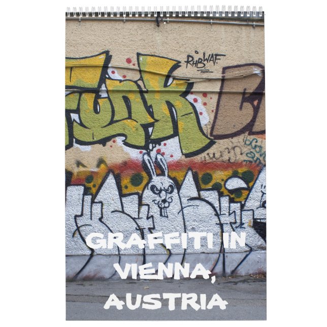 Calendário Grafite Em Viena, Áustria 2023 (Capa)