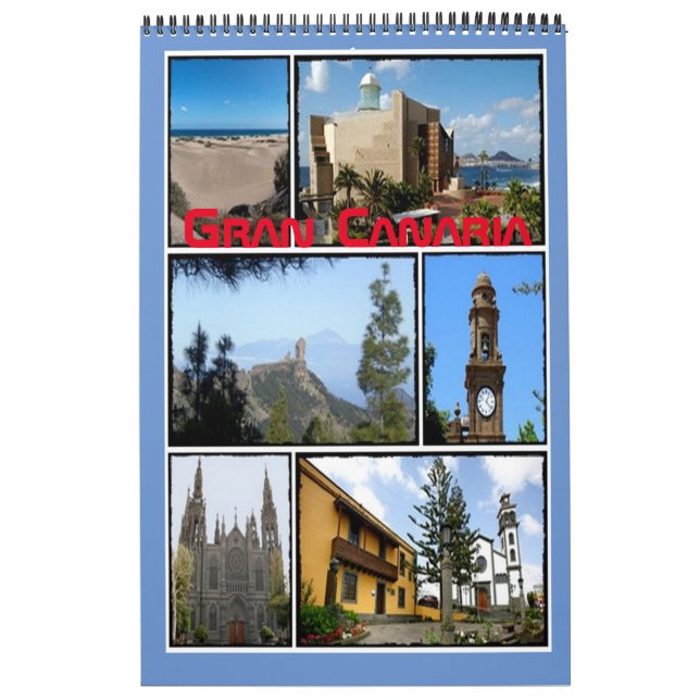 Calendário Gran Canaria - Ilhas Canárias - (Capa)