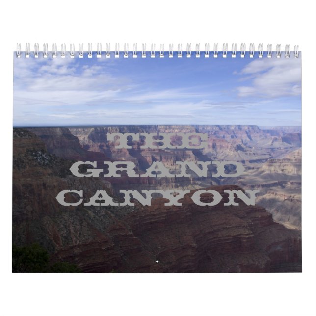 Calendário Grand Canyon 2015 (Capa)