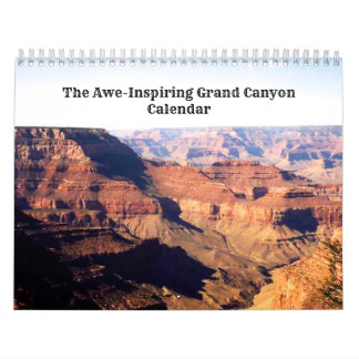 Calendário Grand Canyon do Incrédulo-Inspriring