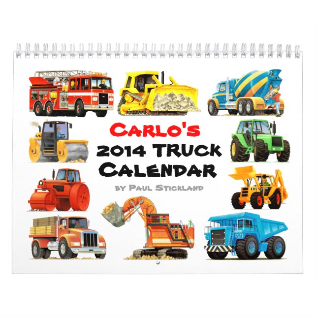 Calendário grande do caminhão 2016 (Capa)