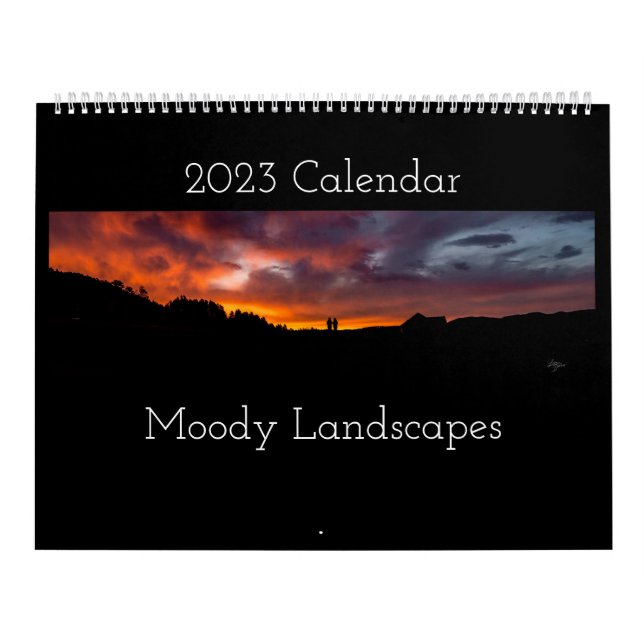 Calendário Grande do Moody Landscapes (Capa)