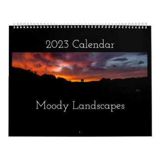 Calendário Grande do Moody Landscapes