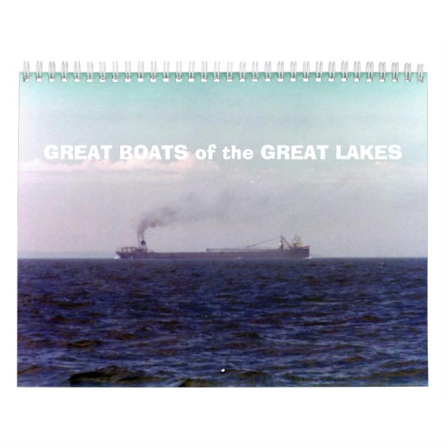 Calendário GRANDES BARCOS dos GRANDES LAGOS (Capa)