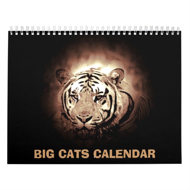 Calendário Grandes Gatos (Capa)