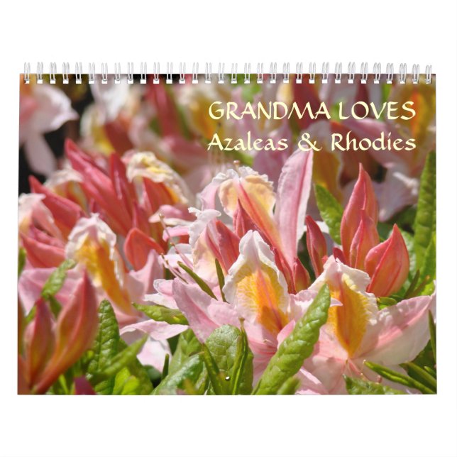 Calendário GRANDMA LOVES Azaleas & Rhodies Calendar Ofertas (Capa)