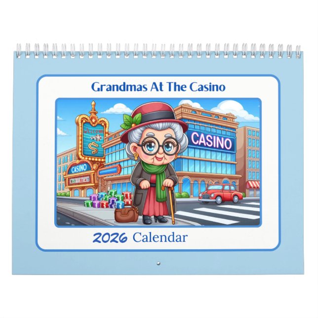 Calendário Grandmas At The Casino 2026  (Capa)