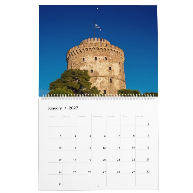 Calendário Greek Emotions 2026 (Jan 2027)