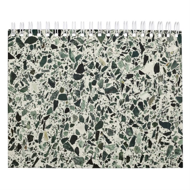 Calendário Green Terrazzo (Capa)