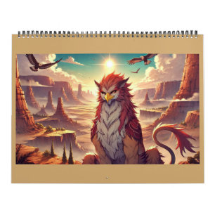 Calendário Grifos, Dragões e paisagens desoladas