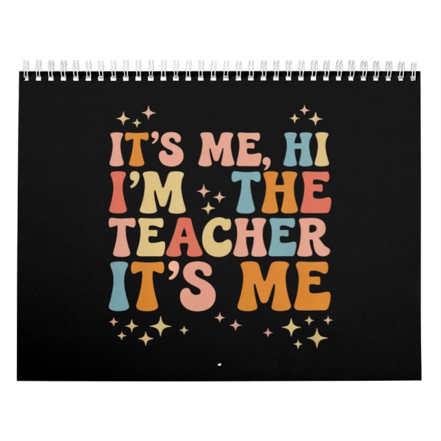 Calendário Groovy sou eu Oi Eu sou o Professor É Me Escola (Capa)