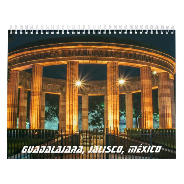 Calendário Guadalajara, Jalisco, México Calendar (Capa)