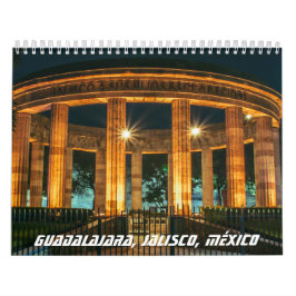 Calendário Guadalajara, Jalisco, México Calendar