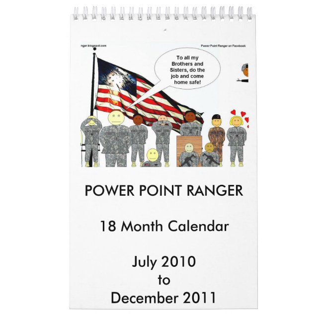 CALENDÁRIO GUARDA FLORESTAL DE POWER POINT (Capa)