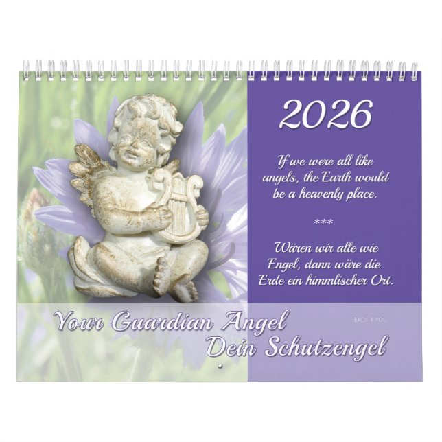 Calendário Guardian Angels - Schutzengel 2026 (Capa)
