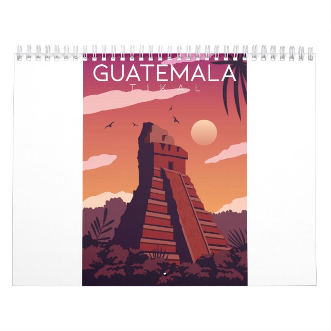 Calendário Guatemala Tikal (Capa)