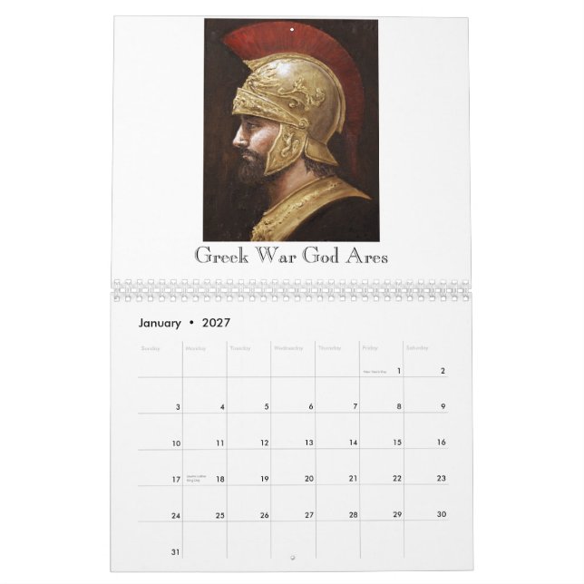 Calendário Guerreiros antigos (Jan 2027)